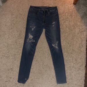 American Eagle Ripped Hi Rise Jegging